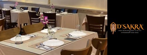 D’Sakra – Finest Indian Restaurant In The City